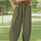 Women's Casual Wide-Leg Drawstring Pants
