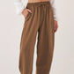 Women's Casual Wide-Leg Drawstring Pants