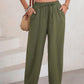 Women's Casual Wide-Leg Drawstring Pants