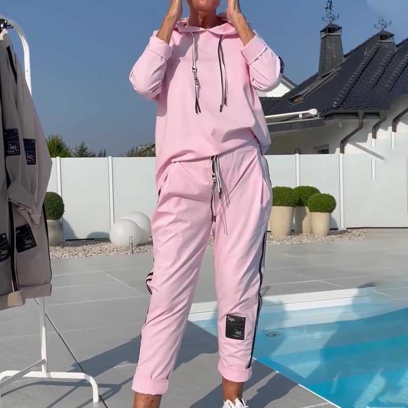 💜 LAST DAY PROMOTION - 50%OFF 💜Women's Hoodie & Jogger Pants 2-Piece Casual Set