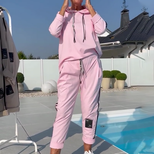 💜 LAST DAY PROMOTION - 50%OFF 💜Women's Hoodie & Jogger Pants 2-Piece Casual Set