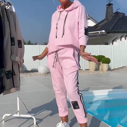 💜 LAST DAY PROMOTION - 50%OFF 💜Women's Hoodie & Jogger Pants 2-Piece Casual Set