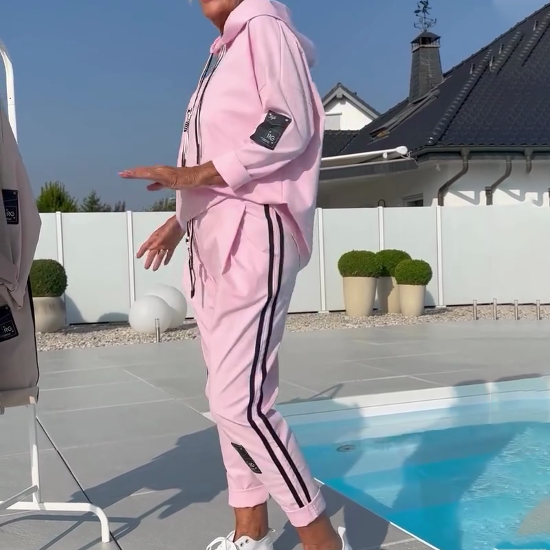💜 LAST DAY PROMOTION - 50%OFF 💜Women's Hoodie & Jogger Pants 2-Piece Casual Set