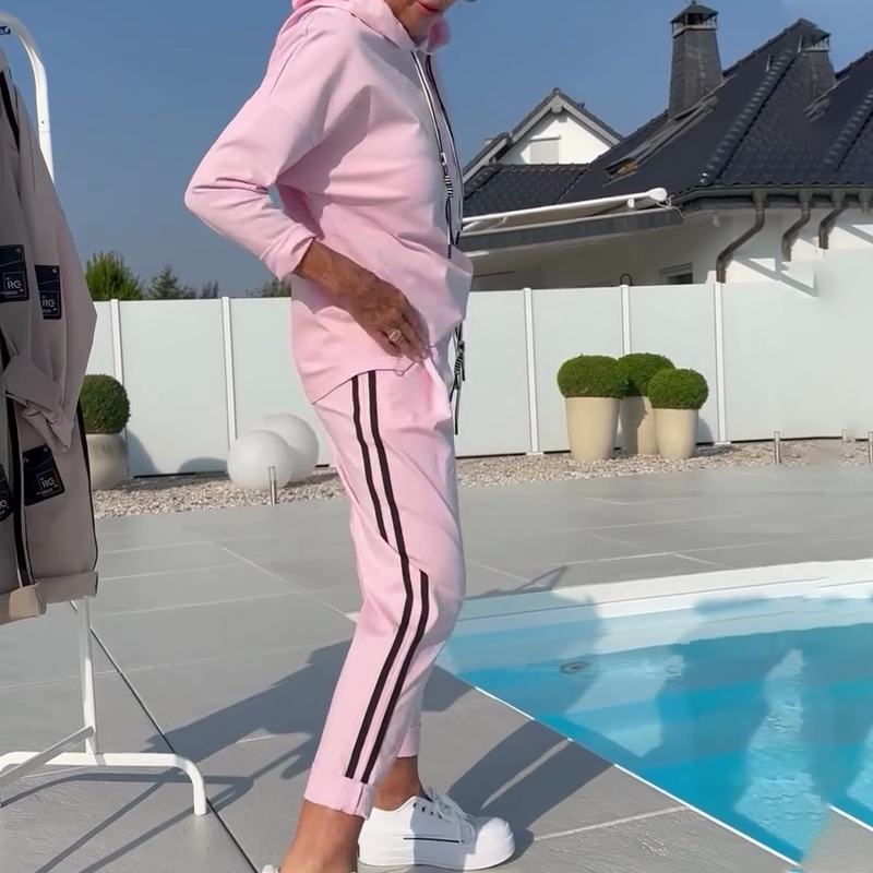 💜 LAST DAY PROMOTION - 50%OFF 💜Women's Hoodie & Jogger Pants 2-Piece Casual Set
