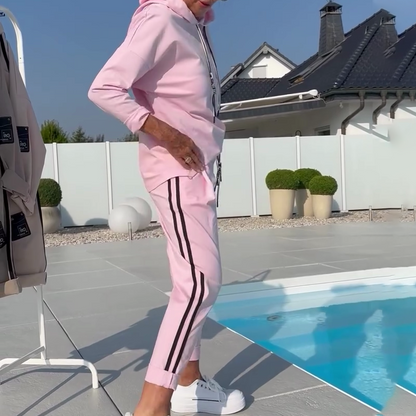 💜 LAST DAY PROMOTION - 50%OFF 💜Women's Hoodie & Jogger Pants 2-Piece Casual Set
