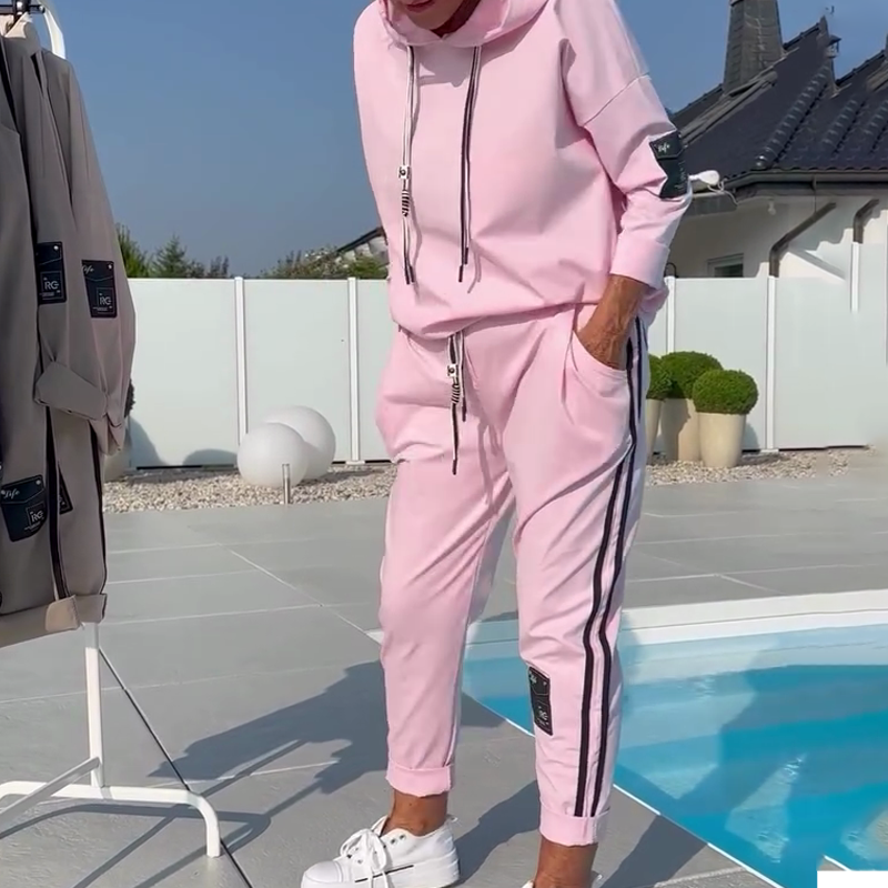 💜 LAST DAY PROMOTION - 50%OFF 💜Women's Hoodie & Jogger Pants 2-Piece Casual Set