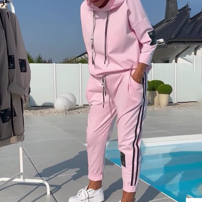 💜 LAST DAY PROMOTION - 50%OFF 💜Women's Hoodie & Jogger Pants 2-Piece Casual Set