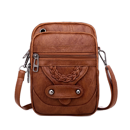 Vintage Soft PU Leather Mini Crossbody Bag