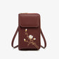 Embroidery Floral Mini Retro Crossbody Bag