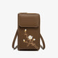 Embroidery Floral Mini Retro Crossbody Bag