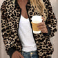 Women's Leopard Print Zip Up Jacket