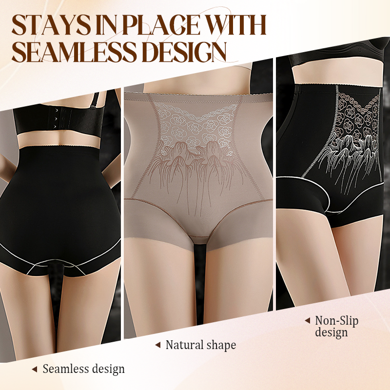 Plus Size High-Waist Tummy Control Underwear