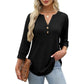 V-Neck Long Sleeve Top