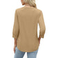 V-Neck Long Sleeve Top
