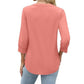 V-Neck Long Sleeve Top