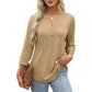 V-Neck Long Sleeve Top