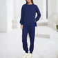 Women's Cozy Sweatshirt & Pants Two-Piece Set