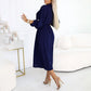 Women’s Long Sleeve Fashion Shirt Dress