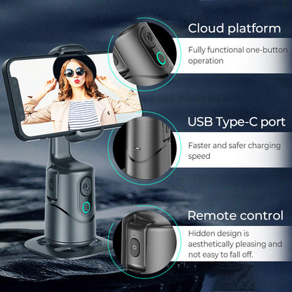 🔥2026 Hot Sale⚡360° Cell Phone Auto-Tracking Stabilizer