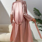 Spaghetti Strap Nightgown & Robe Sleepwear Set