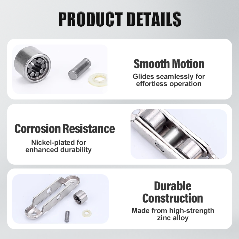 🎅 Hot Sale 50% OFF 🔥80/88 Zinc Alloy Pulley for PVC Windows & Doors