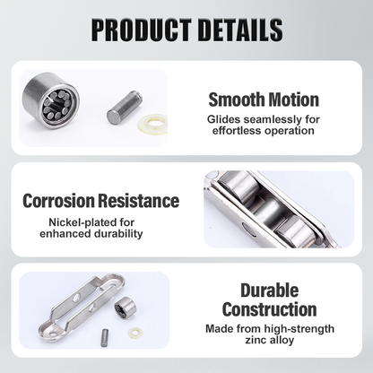 🎅 Hot Sale 50% OFF 🔥80/88 Zinc Alloy Pulley for PVC Windows & Doors