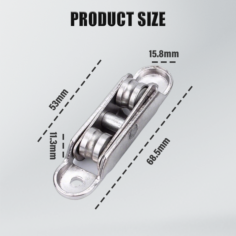 🎅 Hot Sale 50% OFF 🔥80/88 Zinc Alloy Pulley for PVC Windows & Doors