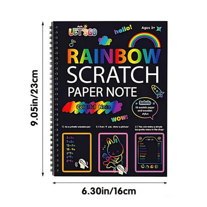 🔥Christmas Big Sale🌈✍️Rainbow Magic Scratch Paper