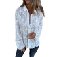 Women's Eyelet Floral Embroidered Shirt