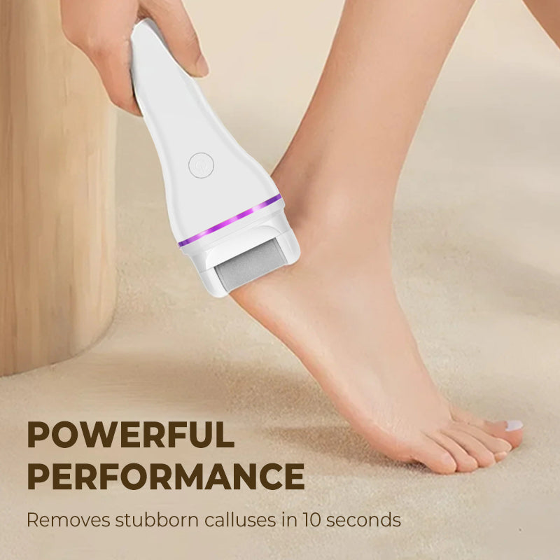2-Speed Cordless Electric Callus Remover with 2 Replacement Heads