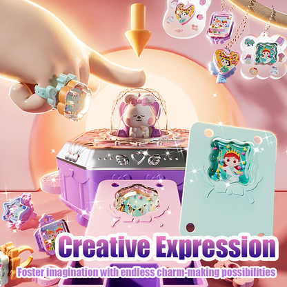 DIY Charm-Making Toy Kit for Kids
