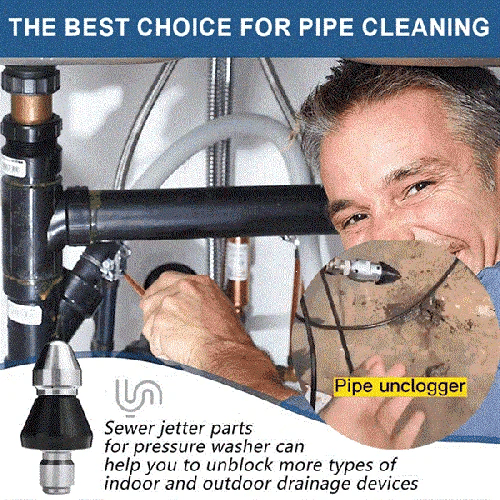 ⏰Sewer Cleaning Tool High-pressure Nozzle