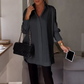 Women’s Loose Fit Button-down Long Sleeve Shirt