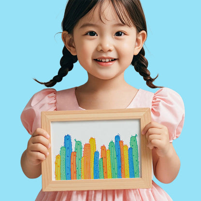 💥HOT SALE 50% OFF💥Cartoon Colorful Painting Set with Scraper for Kids