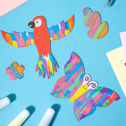 💥HOT SALE 50% OFF💥Cartoon Colorful Painting Set with Scraper for Kids