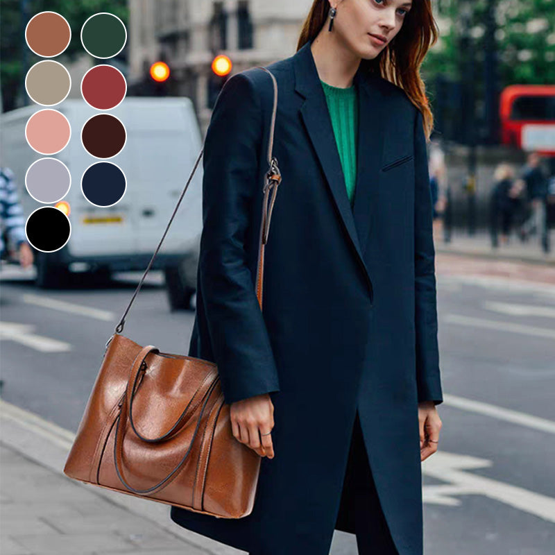 [Best Gift For Her] High-End Women's Retro Style Versatile Crossbody Leather Bag