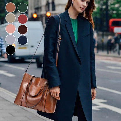 [Best Gift For Her] High-End Women's Retro Style Versatile Crossbody Leather Bag