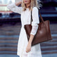 [Best Gift For Her] High-End Women's Retro Style Versatile Crossbody Leather Bag