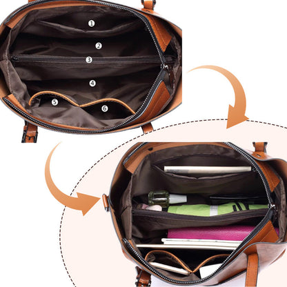 [Best Gift For Her] High-End Women's Retro Style Versatile Crossbody Leather Bag