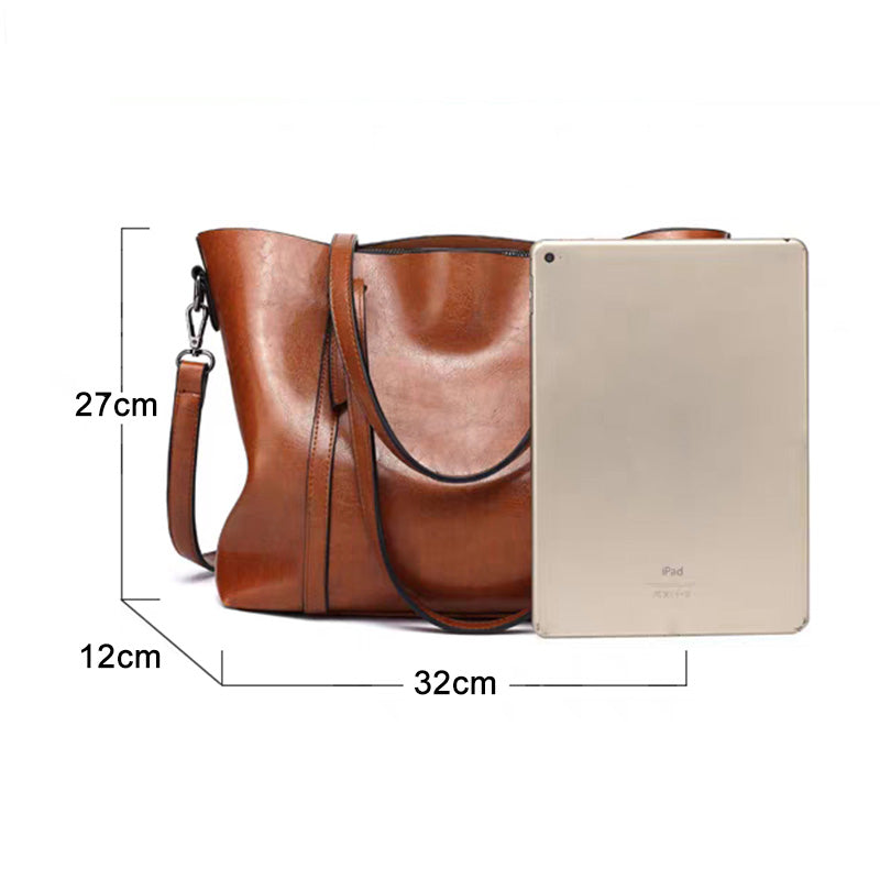 [Best Gift For Her] High-End Women's Retro Style Versatile Crossbody Leather Bag