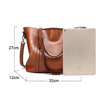 [Best Gift For Her] High-End Women's Retro Style Versatile Crossbody Leather Bag