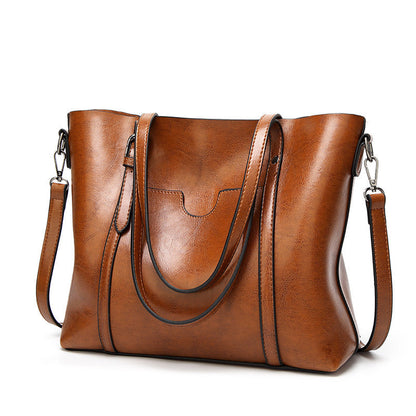 [Best Gift For Her] High-End Women's Retro Style Versatile Crossbody Leather Bag