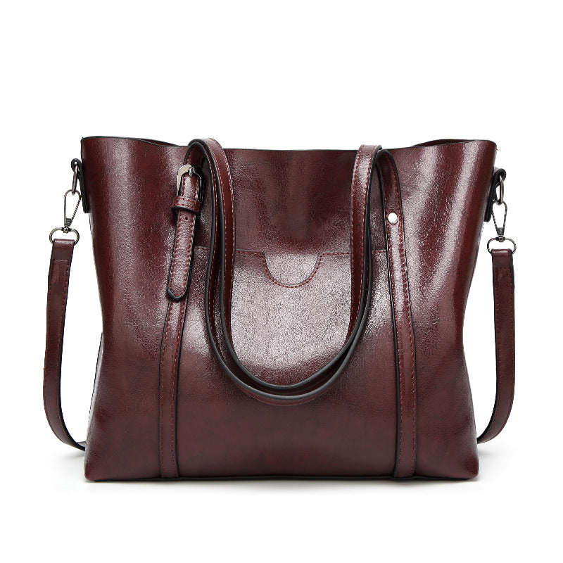 [Best Gift For Her] High-End Women's Retro Style Versatile Crossbody Leather Bag