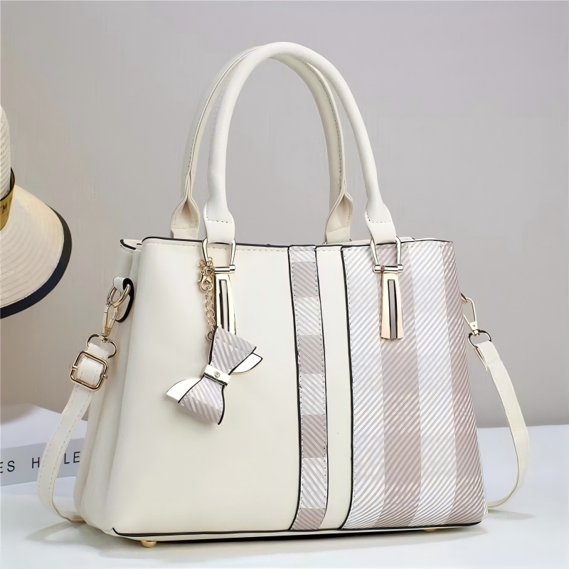 Elegant Patchwork Bag - Multi-Layer Design