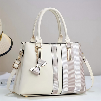 Elegant Patchwork Bag - Multi-Layer Design