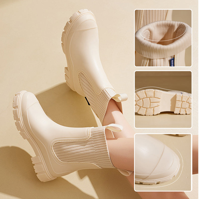 🔥HOT SALE 50% OFF☔️Waterproof Non-Slip Thick Sole Mid-Calf Boots
