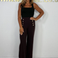 Women's High-Waisted Wide-Leg Pants