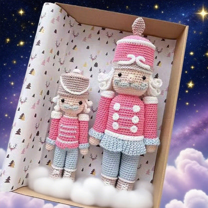 Christmas Nutcracker Doll DIY Crochet Knitting Kit