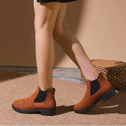 Women's Chunky Heel Ankle Boots