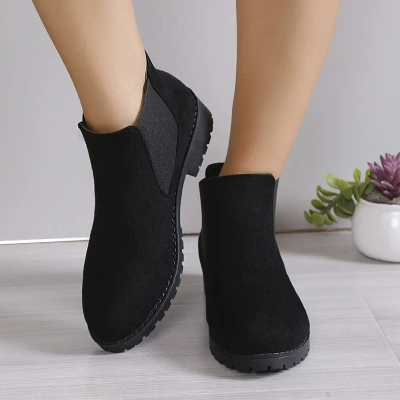 Women's Chunky Heel Ankle Boots